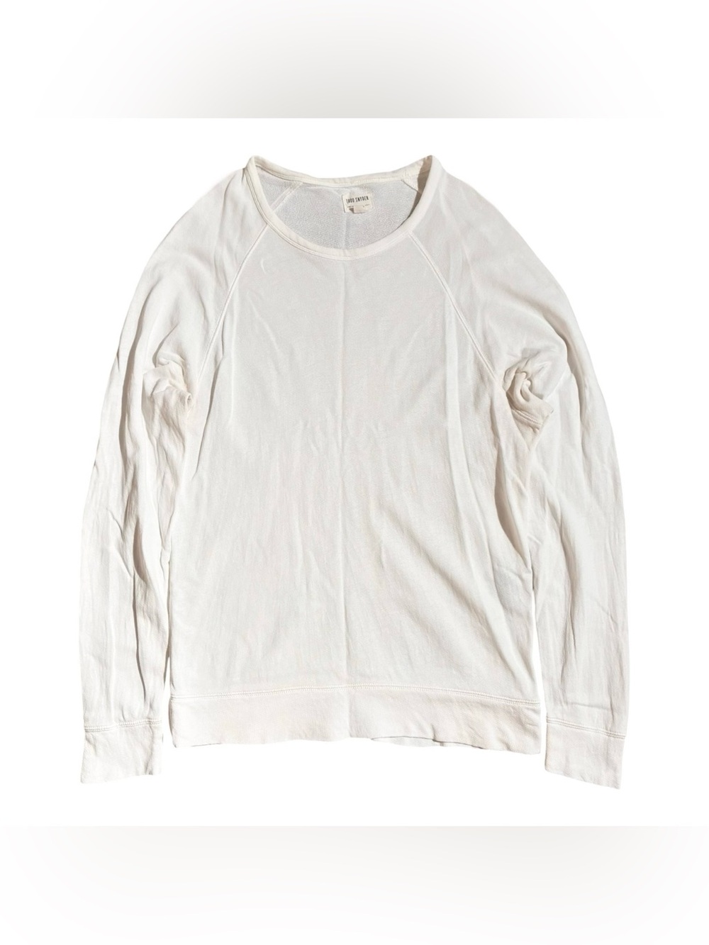 Todd Snyder Cotton Crewneck Sweatshirt White